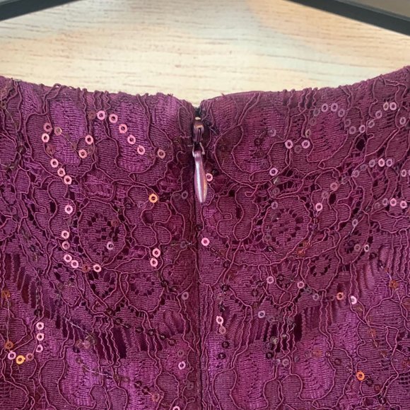 Jessica Howard Purple Lace Dress - Picture 7 of 10